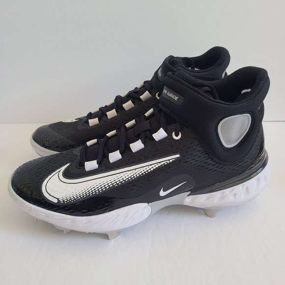 NEW Nike Alpha Huarache Elite Mid Baseball Cleats DJ6520-011